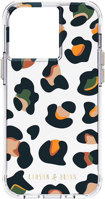 Carson & Quinn Painted Leopard Case - iPhone 13 Pro - Multi
